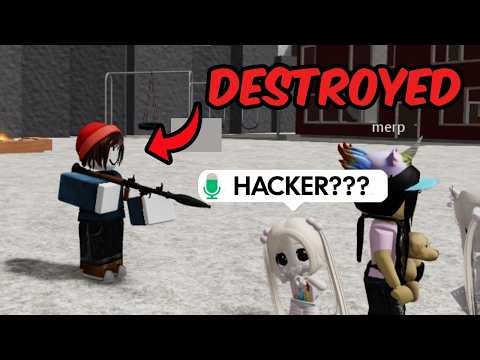 Destroying "so crine rn" with Roblox Exploits