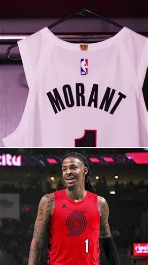 Ja Morant will wear No. 1 with the Trail Blazers next season, the team announced 🔥