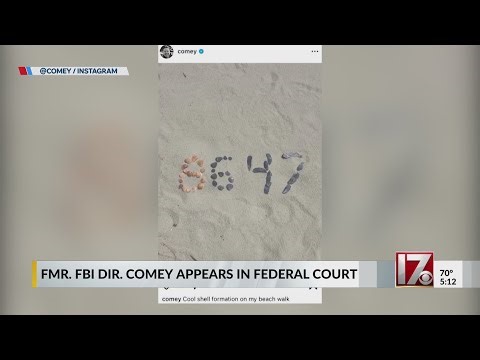 Comey appears in court in North Carolina beach Trump threat case