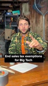 Sales Tax Exemptions for Big Tech