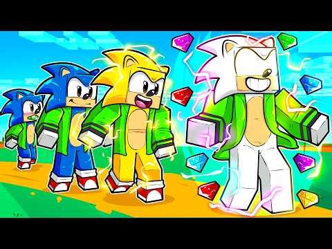 I SURVIVED from BABY SONIC to IMMORTAL in Minecraft!