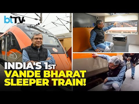 Ashwini Vaishnaw Conducts Final Inspection Of India’s First Vande Bharat Sleeper Train
