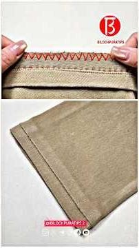 Change the length of your pants at home