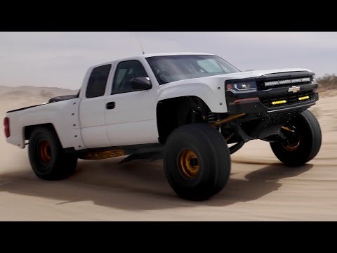 Desert MAYHEM in a $750,000 Chevy PRE-RUNNER Truck! [4K]