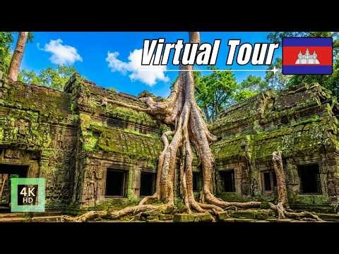 Angkor Wat Cambodia - Complete Temple Tour in One Day. Relaxing Walk.
