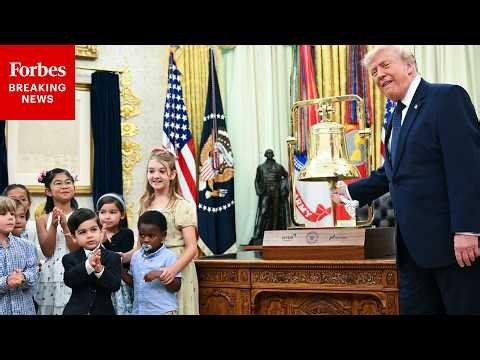 BREAKING NEWS: Trump Rings NYSE & Nasdaq Opening Bells To Celebrate 'Trump Accounts' Launch