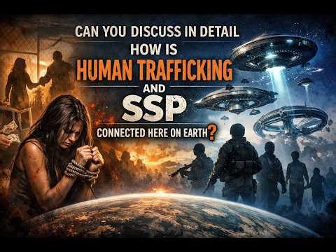 Kythera: can you discuss in detail how is human trafficking and ssp connected here on earth?
