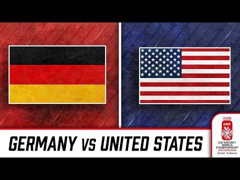Watch Germany vs United States at the 2026 IIHF World Championship 🇩🇪🇺🇸🏒