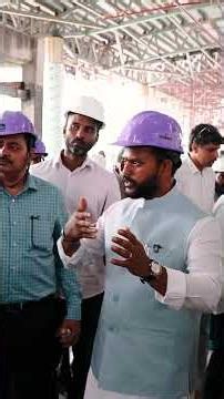Field Inspection of the upcoming Vijayawada Airport terminal.