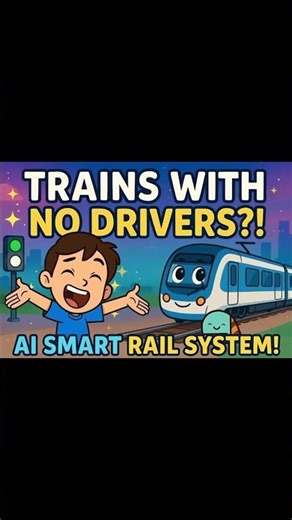 #AITrains #DriverlessTrains #SmartRail #AutonomousRail #AItechnology #FutureOfTransport”