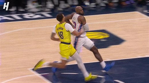 LeBron gets chase down blocked 💔