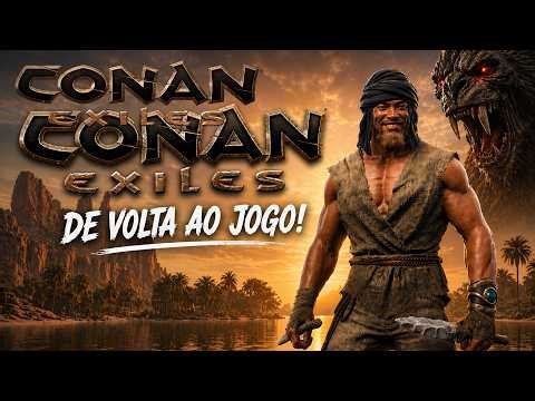 JOGANDO CONAN EXILES E CONFIGURANDO NOSSO SERVIDOR !MEMBRO !PIX