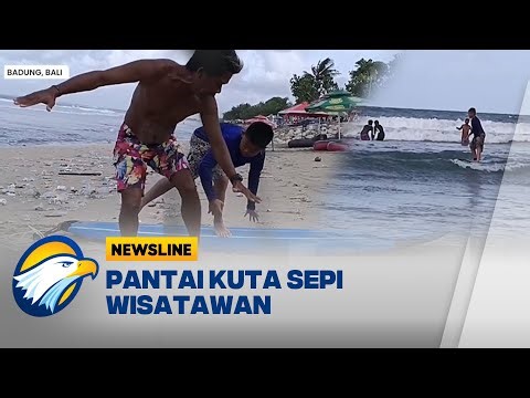 Libur Nataru, Pantai Kuta Sepi Pengunjung - [Newsline]