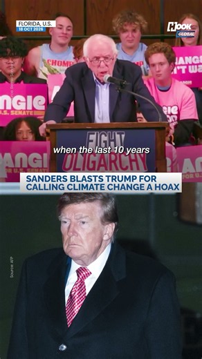 Sanders Blasts Trump for Calling Climate Change a Hoax
