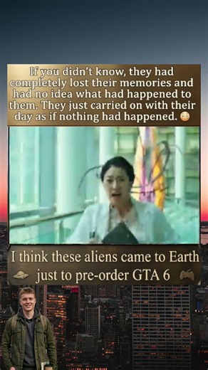 When Aliens Visit Earth Just For GTA 6! 🎮👽 #shorts #parasytethegrey #gta6 #netflix