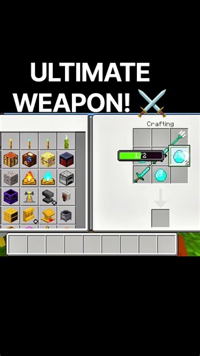 Sword + Trident = Sword of Trident 🔱⚔️ | Minecraft #Shorts @DevGaming11-e5y