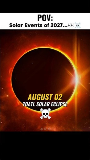 5 Eclipses Coming in 2027! ☠️🤯 | #space #earth #moon