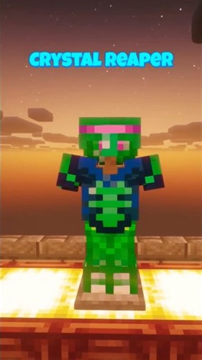 Crystal Reaper Armor - best armor trim combination | Minecraft #minecraft #minecrafttutorial