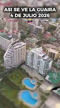 Así se ve La Guaira Venezuela desde las alturas