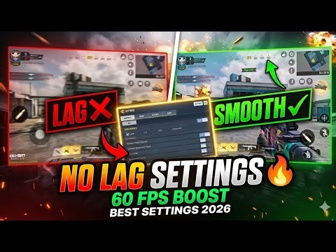 BEST CODM Settings for Low-End Devices (2026 FPS Boost)