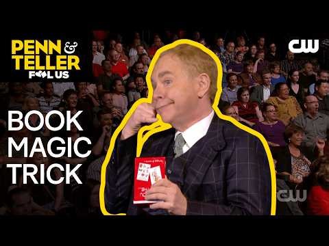 Magician Performs New Book Magic Trick | Penn & Teller: Fool Us | The CW