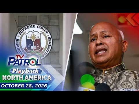 TV Patrol Playback North America | October 28, 2026