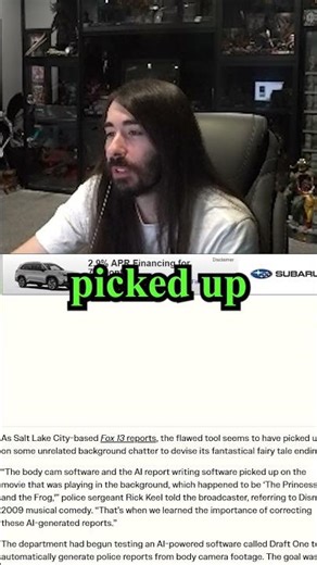 Using AI For Police Reports Is Wild #moistcritikal #penguinz0 #shorts