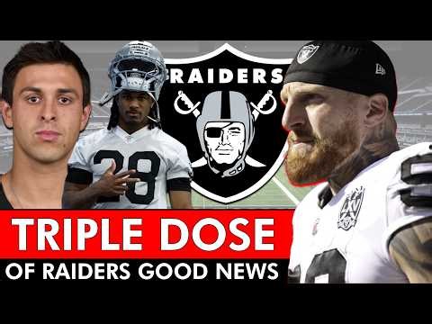 Raiders Get A Triple Dose Of Good News From OTA Practice