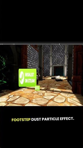 "Subtle" DIY footstep dust particle effect in Unity