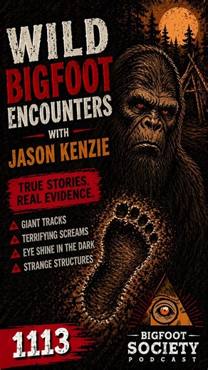 Jason Kenzie joins Bigfoot Society and drops some of the wildest Sasquatch stories we’ve ever heard…