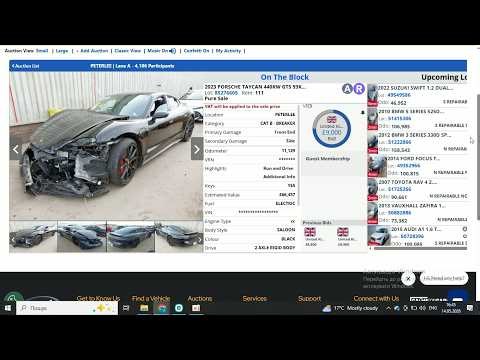 Live Copart UK Car Auction | Real Bidding & Final Prices