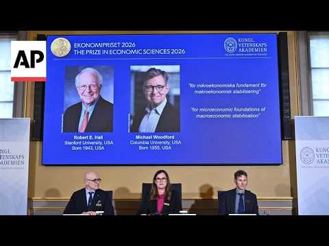 2 economists win the Nobel Memorial Prize for their work on managing economic shocks