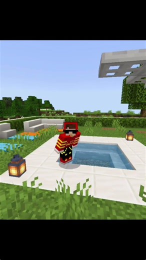 Modern Swimming Pool Design in Minecraft! 🏊‍♂️✨