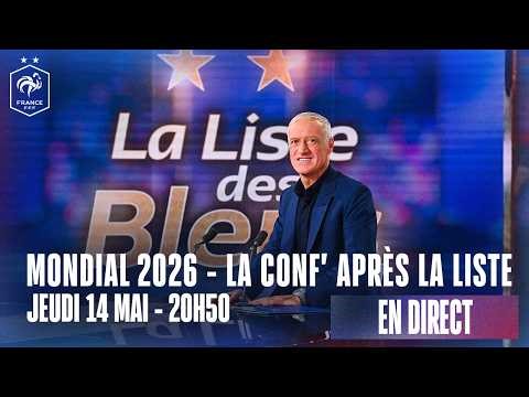 La conférence de Didier Deschamps après la liste pour la Coupe du monde 2026 en replay I FFF