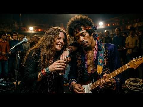 Janis Joplin & Jimi Hendrix 🔥 Midnight Blues at Monterey 1967 | Psychedelic Soul (Inspired Tribute)