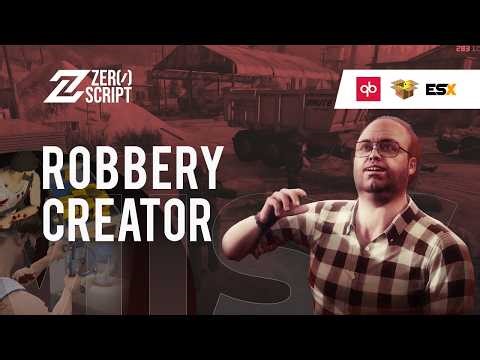 ZS Robbery Creator – Build Custom Heists & Guard AI System (ESX | QBCore | Qbox) | Showcase