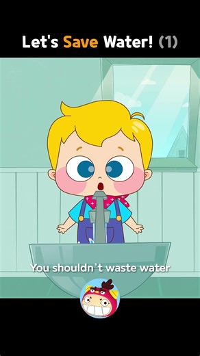 Let's Save Water! 1 | Playful Thomas | REDMON #forkids #shorts