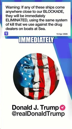 BREAKING: Trump WARNS Iran 'FAST ATTACK SHIPS' #shorts #breakingnews #foxnews #iran #trump