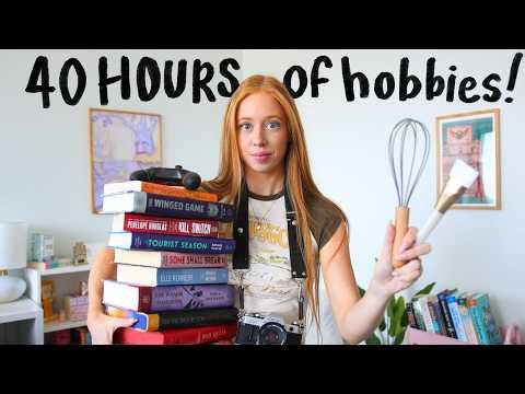 I did cozy hobbies like it was my full-time job!! ✨🎨📸📖🌿
