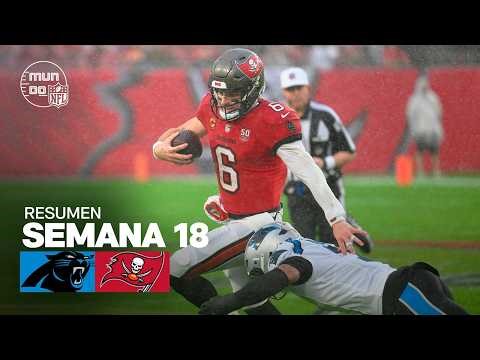 Carolina Panthers vs. Tampa Bay Buccaneers | Resumen NFL español - Semana 18 | NFL Highlights 2025