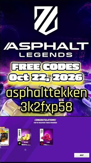 2 FREE CODES | Asphalt Legends Unite
