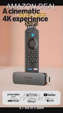 Experience Stunning 4K Streaming with the New Fire TV Stick Plus and AI-Powered Search Features