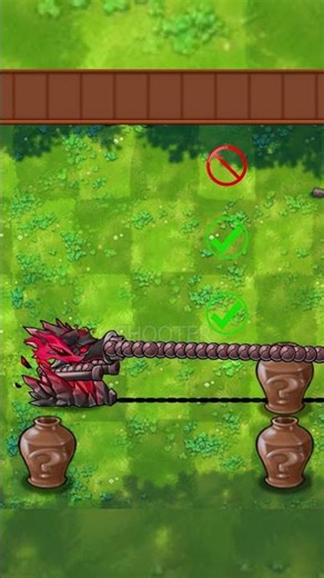 PvZ 1 Fusion 3.1.1 - 5 Pea Plant Team With Rapid Fire Vs 5 Zombie Vases - P24 #shorts #pvz