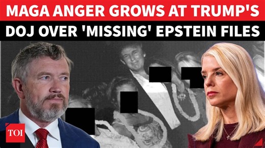 ‘Bondi, stop flaunting law!’: Republican Massie loses cool at Trump admin’s Epstein library A rare public clash inside Washington is escalating as Republican Congressman Thomas Massie accuses the Trump administration of “flaunting the law” over the partial release of the Jeffrey Epstein files. Massie says the Department of Justice is withholding materials explicitly required under the Epstein Files Transparency Act, even as the DOJ insists it is complying while protecting victims. With Democrats