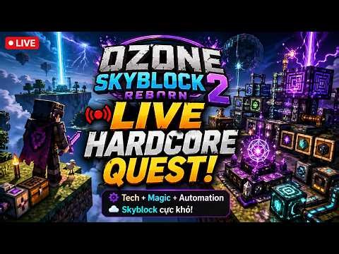 Live Minecraft Modpack: Ozone Skyblock Reborn 2 #1