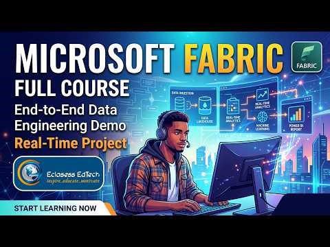 Microsoft fabric Full Course End-to-End Data Engineering Demo | Real-Time Project