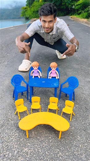 4 Chair Banana Table Vs 4 Seater Chair Dining Table Set😱￼