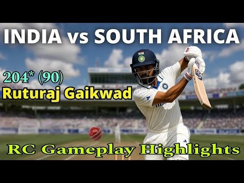 Ind vs SA test match 🏏 Double Century For Ruturaj Gaikwad | RC Gameplay #ruturajgaikwad #ipl