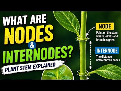 What are Nodes and Internodes? Plant Stem Explained | Science Simplified