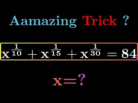The Secret Substitution Trick for Fractional Exponents!